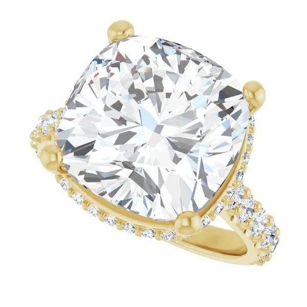 Hidden Halo-Style Engagement Ring Image 5 JF Jones Jewelers Rochester, NY