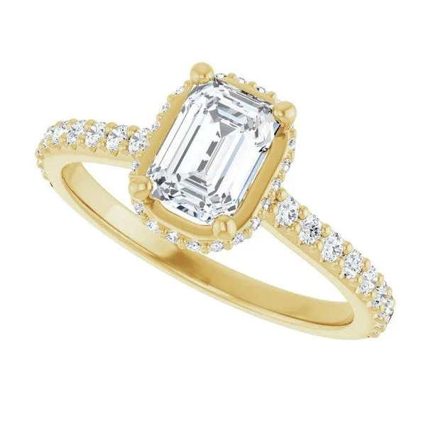 Hidden Halo-Style Engagement Ring Image 5 J. Thomas Jewelers Rochester Hills, MI