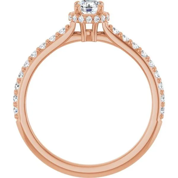 Hidden Halo-Style Engagement Ring Image 2 Ocean View Jewelers Millville, DE