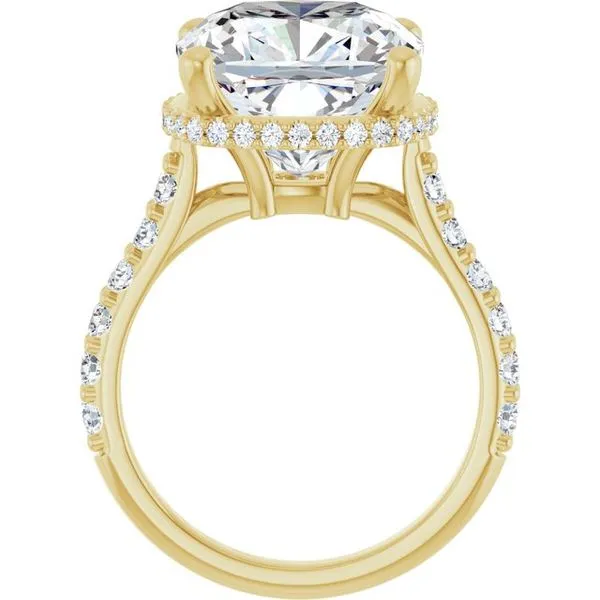 Hidden Halo-Style Engagement Ring Image 2 J. Thomas Jewelers Rochester Hills, MI