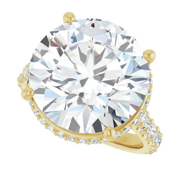 Hidden Halo-Style Engagement Ring Image 5 Morin Jewelers Southbridge, MA