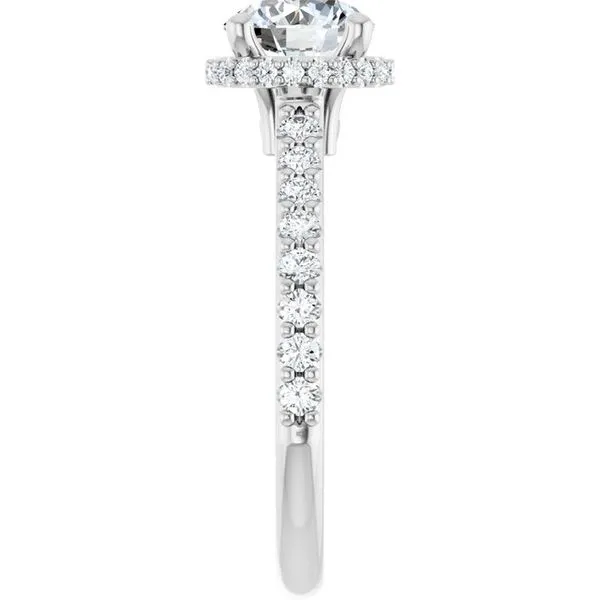 Hidden Halo-Style Engagement Ring Image 4 Austin's Fine Diamonds & Jewelry Lyndhurst, NJ