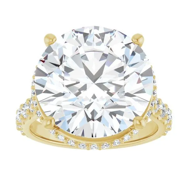 Hidden Halo-Style Engagement Ring Image 3 Don's Jewelry & Design Washington, IA