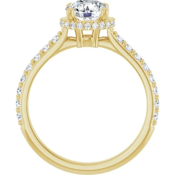Hidden Halo-Style Engagement Ring Image 2 Shipley's Fine Jewelry Hampstead, MD