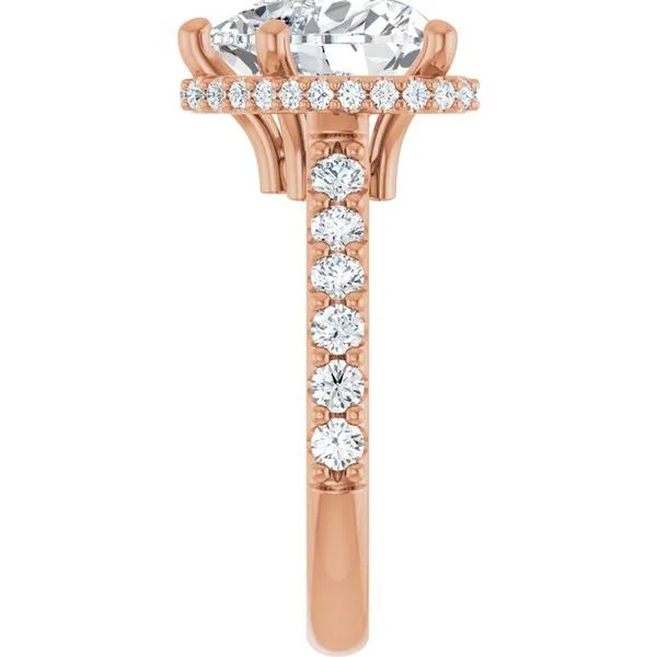 Hidden Halo-Style Engagement Ring Image 4 J. Thomas Jewelers Rochester Hills, MI