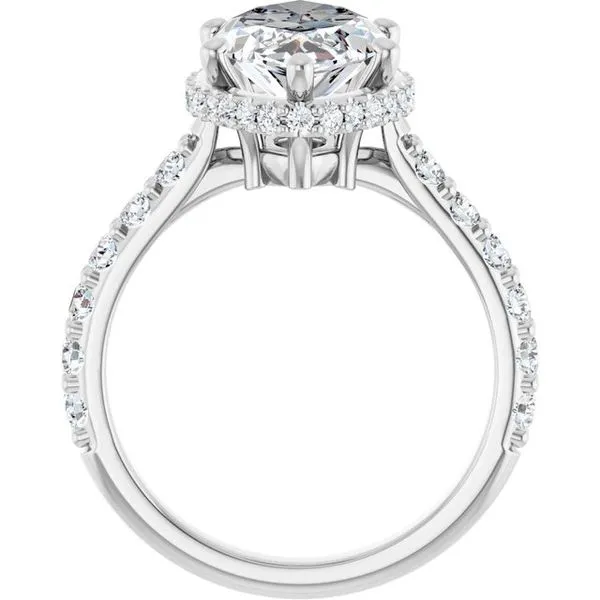 Hidden Halo-Style Engagement Ring Image 2 Paul James Jewelers Angels Camp, CA