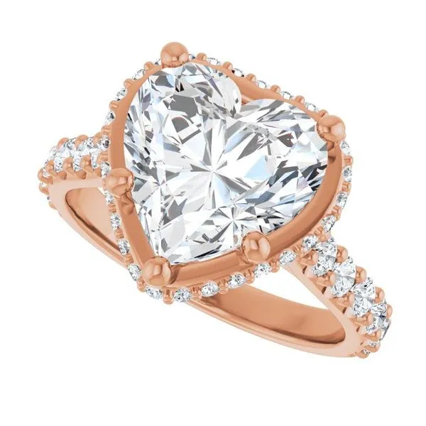 Hidden Halo-Style Engagement Ring Image 5 Paul James Jewelers Angels Camp, CA