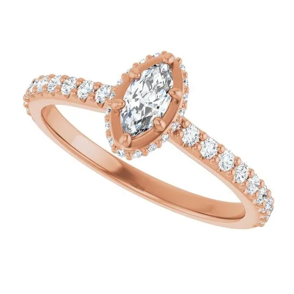 Hidden Halo-Style Engagement Ring Image 5 J. Thomas Jewelers Rochester Hills, MI