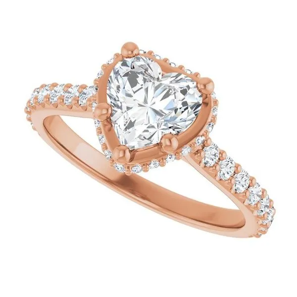 Hidden Halo-Style Engagement Ring Image 5 Redlands Jewelers Redlands, CA