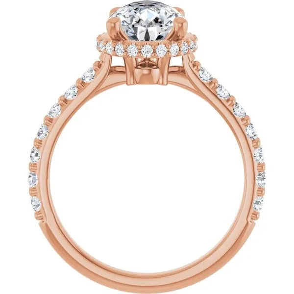 Hidden Halo-Style Engagement Ring Image 2 Michael Szwed Jewelers Longmeadow, MA