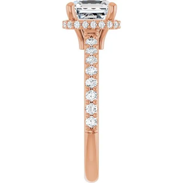 Hidden Halo-Style Engagement Ring Image 4 Natale Jewelers Sewell, NJ