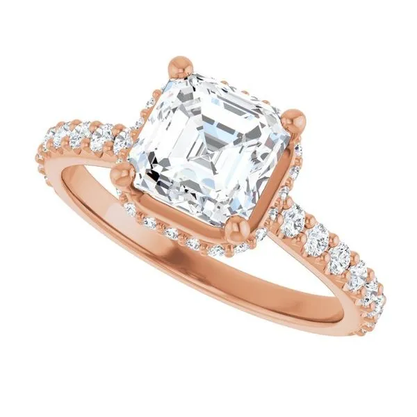 Hidden Halo-Style Engagement Ring Image 5 Clater Jewelers Louisville, KY