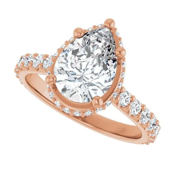 Hidden Halo-Style Engagement Ring Image 5 Futer Bros Jewelers York, PA