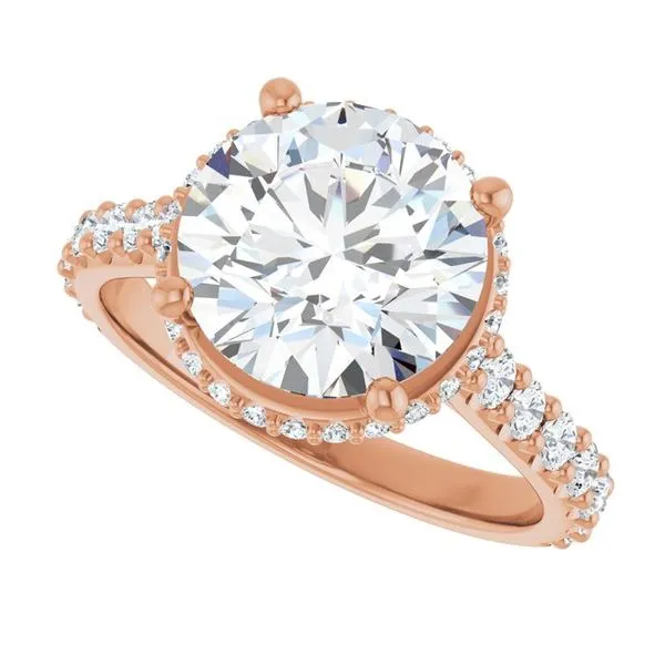 Hidden Halo-Style Engagement Ring Image 5 Northwood Jewelers Northwood, OH