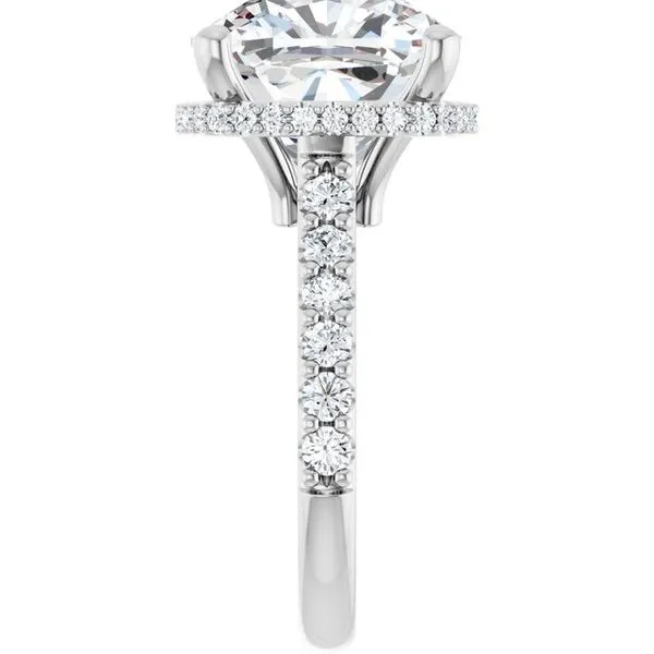 Hidden Halo-Style Engagement Ring Image 4 Jimmy Smith Jewelers Decatur, AL