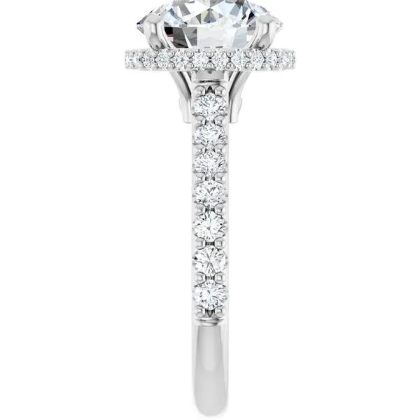 Hidden Halo-Style Engagement Ring Image 4 J. Thomas Jewelers Rochester Hills, MI