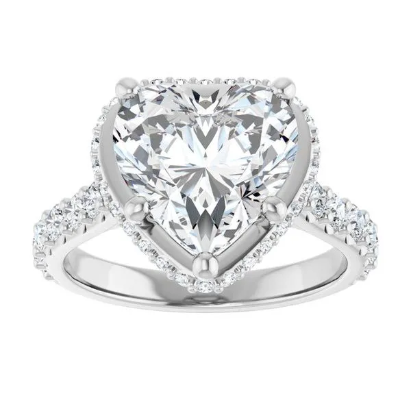Hidden Halo-Style Engagement Ring Image 3 Jimmy Smith Jewelers Decatur, AL