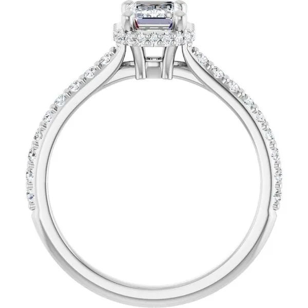 Hidden Halo-Style Engagement Ring Image 2 JF Jones Jewelers Rochester, NY