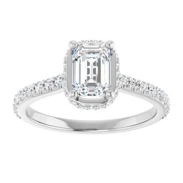 Hidden Halo-Style Engagement Ring Image 3 Redlands Jewelers Redlands, CA