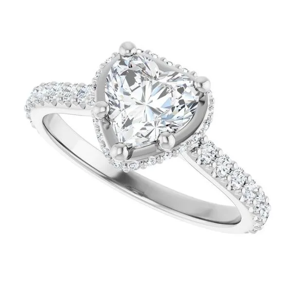 Hidden Halo-Style Engagement Ring Image 5 Mark Jewellers La Crosse, WI