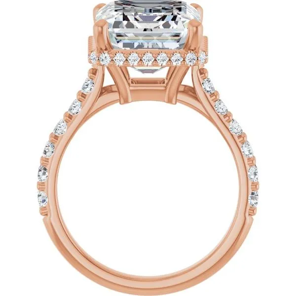 Hidden Halo-Style Engagement Ring Image 2 JF Jones Jewelers Rochester, NY