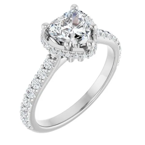 Hidden Halo-Style Engagement Ring J. Thomas Jewelers Rochester Hills, MI