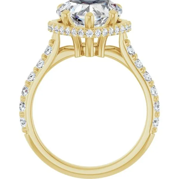 Hidden Halo-Style Engagement Ring Image 2 Ocean View Jewelers Millville, DE