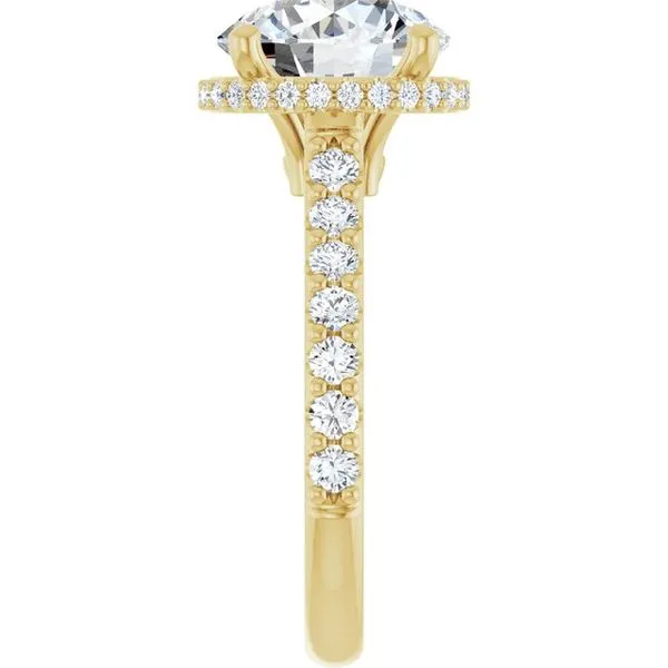 Hidden Halo-Style Engagement Ring Image 4 Futer Bros Jewelers York, PA