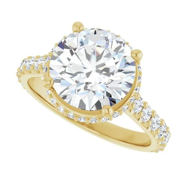 Hidden Halo-Style Engagement Ring Image 5 Morin Jewelers Southbridge, MA