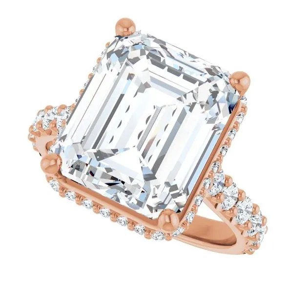 Hidden Halo-Style Engagement Ring Image 5 J. Thomas Jewelers Rochester Hills, MI