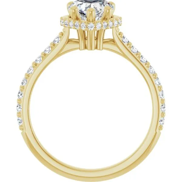 Hidden Halo-Style Engagement Ring Image 2 Arezzo Jewelers Elmwood Park, IL