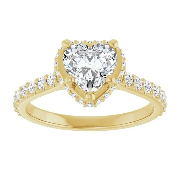 Hidden Halo-Style Engagement Ring Image 3 Arezzo Jewelers Elmwood Park, IL