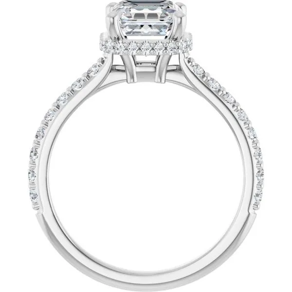 Hidden Halo-Style Engagement Ring Image 2 Shipley's Fine Jewelry Hampstead, MD