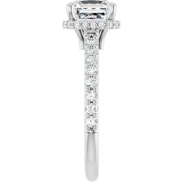 Hidden Halo-Style Engagement Ring Image 4 Paul James Jewelers Angels Camp, CA