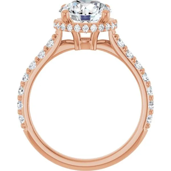 Hidden Halo-Style Engagement Ring Image 2 Raleigh Diamond Fine Jewelry Raleigh, NC