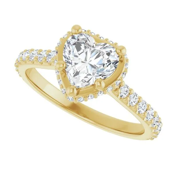 Hidden Halo-Style Engagement Ring Image 5 J. Thomas Jewelers Rochester Hills, MI