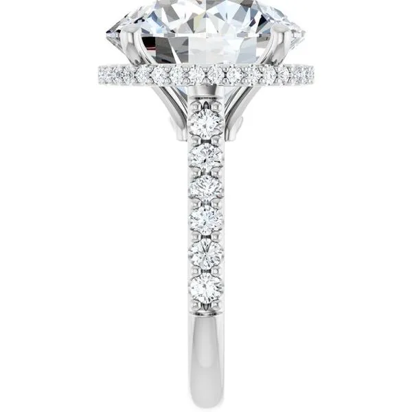 Hidden Halo-Style Engagement Ring Image 4 Shipley's Fine Jewelry Hampstead, MD