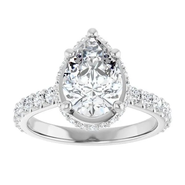 Hidden Halo-Style Engagement Ring Image 3 Paul James Jewelers Angels Camp, CA