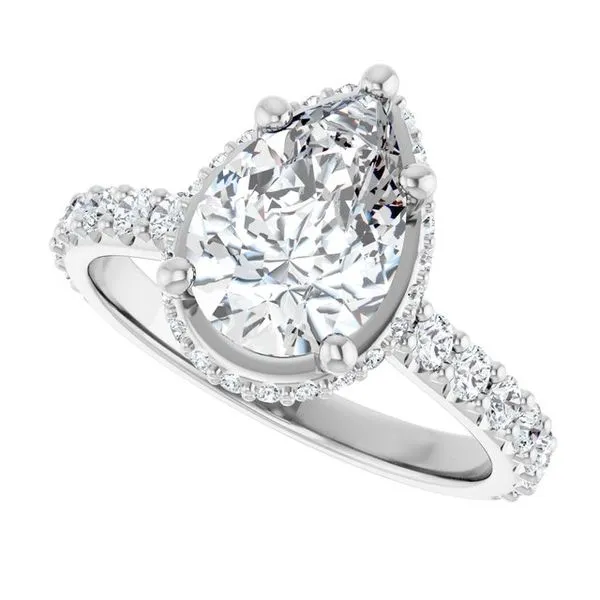 Hidden Halo-Style Engagement Ring Image 5 Arezzo Jewelers Elmwood Park, IL