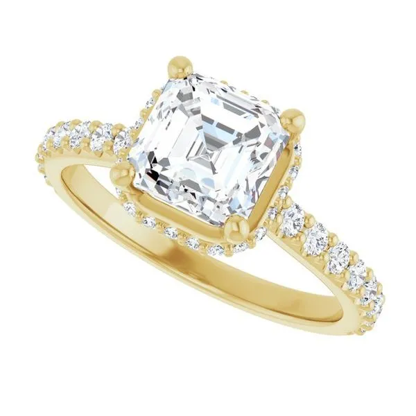 Hidden Halo-Style Engagement Ring Image 5 J. Thomas Jewelers Rochester Hills, MI