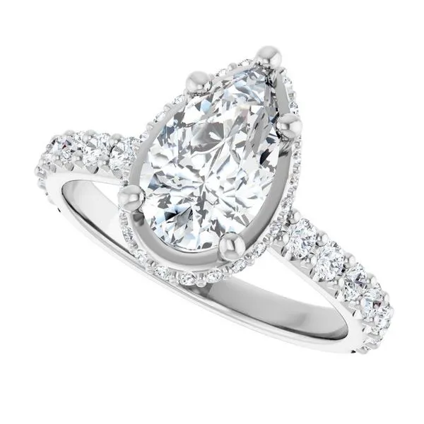 Hidden Halo-Style Engagement Ring Image 5 Arezzo Jewelers Elmwood Park, IL