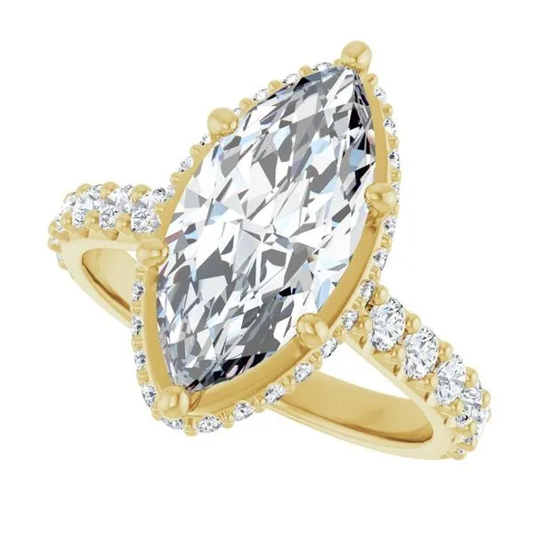 Hidden Halo-Style Engagement Ring Image 5 Arezzo Jewelers Elmwood Park, IL