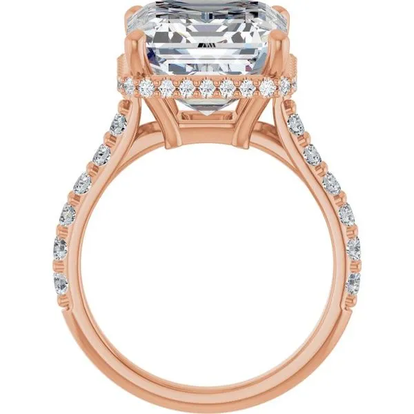 Hidden Halo-Style Engagement Ring Image 2 Clater Jewelers Louisville, KY