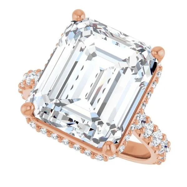 Hidden Halo-Style Engagement Ring Image 5 Austin's Fine Diamonds & Jewelry Lyndhurst, NJ