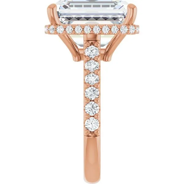 Hidden Halo-Style Engagement Ring Image 4 JF Jones Jewelers Rochester, NY