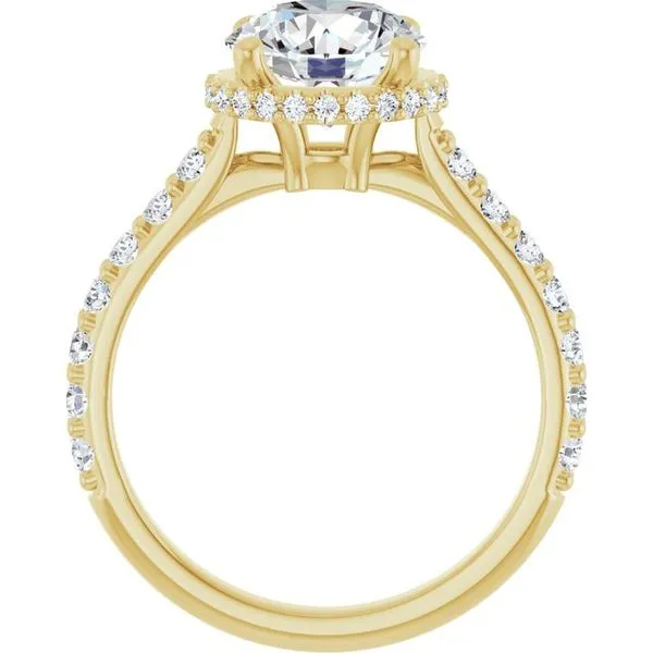 Hidden Halo-Style Engagement Ring Image 2 JF Jones Jewelers Rochester, NY