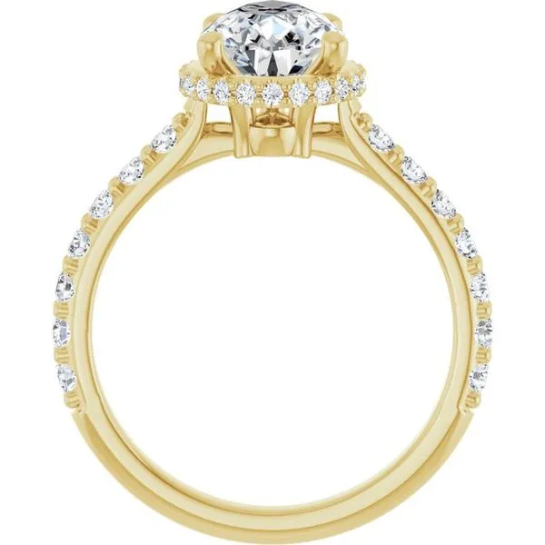 Hidden Halo-Style Engagement Ring Image 2 Michael Szwed Jewelers Longmeadow, MA