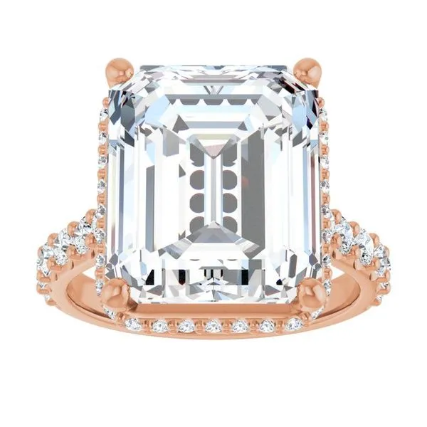 Hidden Halo-Style Engagement Ring Image 3 Jimmy Smith Jewelers Decatur, AL