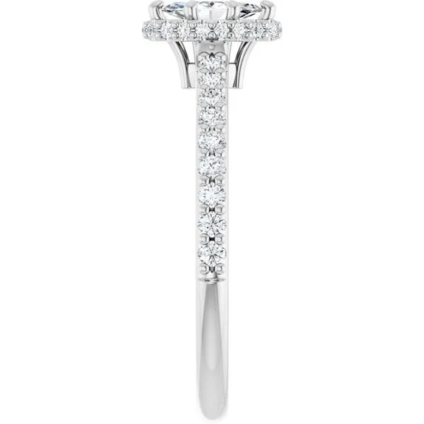 Hidden Halo-Style Engagement Ring Image 4 Futer Bros Jewelers York, PA