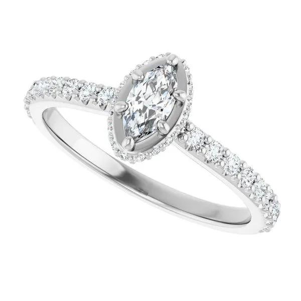 Hidden Halo-Style Engagement Ring Image 5 Mark Jewellers La Crosse, WI